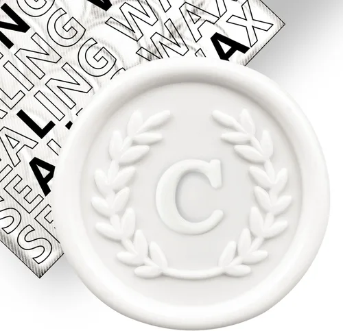 Miniatura 29 de 50 calcomanías adhesivas de cera con letra W, hechas a mano, sin necesidad de sellar, rasgar y usar calcomanías de cera para invitaciones de boda