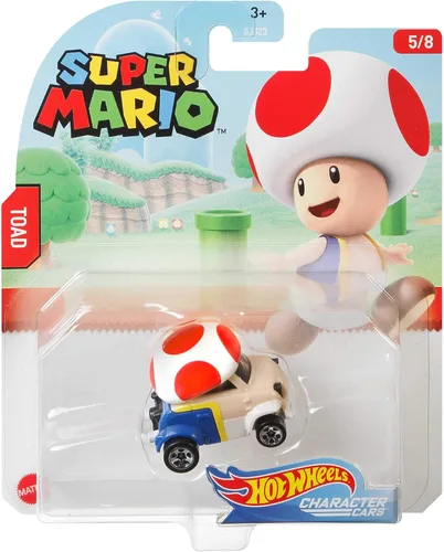 Miniatura 2 de Hot Wheels Coche de personajes para juegos Super Mario 2020 Series-Sapo Vehículo (5/8)