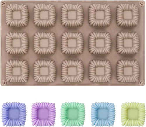 Miniatura 11 de 2 moldes de chocolate – Molde de silicona para chupete de una sola pieza, tamaño bocado, moldes de chocolate para decoración de pasteles y cupcakes