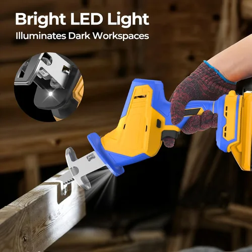 Miniatura 3 de Sierra de Vaivén Inalámbrica Compatible con Batería Dewalt 20V (Batería no incluida) Sierra Sawzall Inalámbrica para Corte de Madera/Metal/PVC