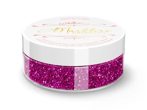 Miniatura 150 de MARBLERS Brillantina de forma gruesa de grado cosmético [estrella] 0.11 onzas (0.11 oz) Escamas No tóxica Vegana Libre de crueldad animal