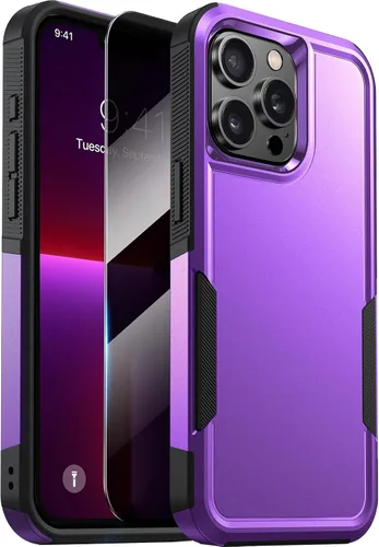 Miniatura 30 de Diaclara Funda diseñada para iPhone 12 Pro Max, [con protector de pantalla de privacidad] [antiespía] [protección contra caídas de grado militar]