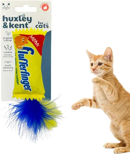 Miniatura 20 de Huxley & Kent Juguete de Peluche para Gatos - Juguete Interactivo de Hierba Gatera para Gatos y Gatitos - Suave con Crujido y Hierba Gatera
