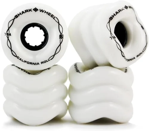 Miniatura 7 de Shark Wheel 60 mm ruedas para Longboard de crucero, Fórmula DNA, juego de 4 ruedas