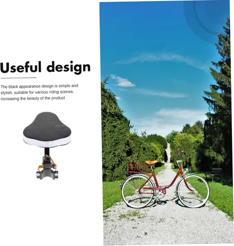 Miniatura 8 de Accesorio de asiento de bicicleta de montaña, versátil asiento de bicicleta para niños y niñas, características de seguridad de comodidad