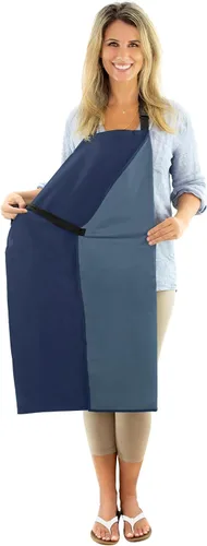 Miniatura 11 de Ravill Delantal impermeable para hombres y mujeres, delantales de trabajo multiusos de 35 pulgadas para lavavajillas, aseo de perros, limpieza