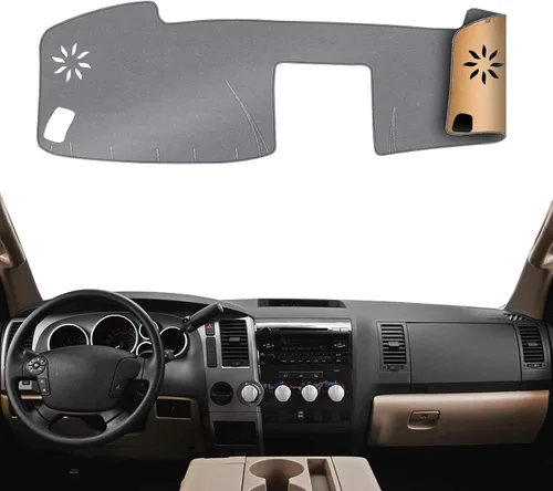 Miniatura 9 de Cubierta de Tablero Alfombrilla de Salpicadero Compatible con to-yota 4Runner 2009-2003 (para Conducción a la Izquierda), Alfombrilla de Tablero