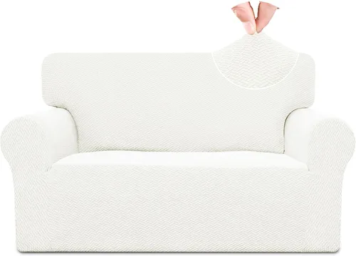 Miniatura 10 de Easy-Going - Funda de sofá de jacquard elástica, funda de sofá suave de 1 pieza, funda de sofá con espumas antideslizantes, protector de muebles