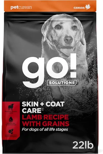 Miniatura 13 de Go! Solutions Skin + Coat Care - Alimento seco para perros de raza grande con granos, sin pollo, croquetas saludables, glucosamina y condroitina