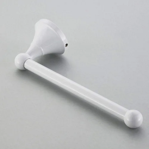 Miniatura 5 de Aothpher Soporte de rollo de papel higiénico de baño montado en la pared, color blanco
