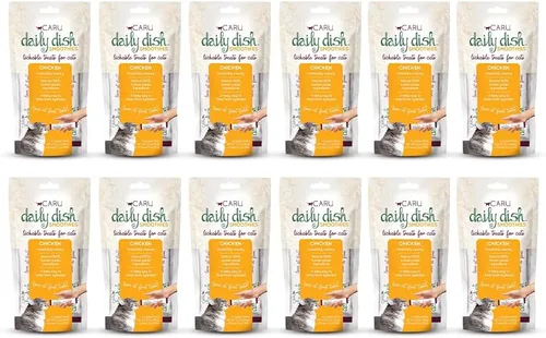 Miniatura 8 de Caru - Batidos diarios para platos - Golosinas de atún para gatos o alimentos para mascotas - Tubos de 0.5 onzas - 4 tubos por paquete - Paquete