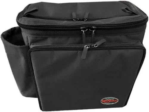 Miniatura 3 de Reinsman Bolsa de sillín de lujo aislada a prueba de fugas con bolsa de cantle adicional y correas