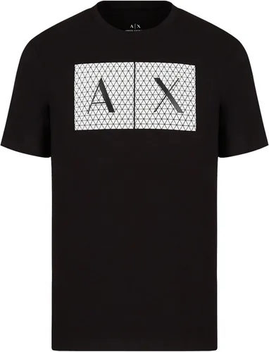 Miniatura 2 de Armani Exchange Camiseta con logotipo de cuello redondo para hombre