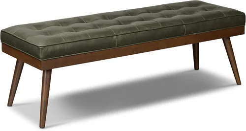 Miniatura 26 de Poly & BARK Napa - Sofá seccional de 104.5 pulgadas, orientado a la izquierda, piel italiana pura anilina de grano completo, color azul medianoche