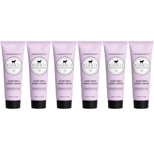 Miniatura 13 de Dionis Crema de manos de leche de cabra – Loción hidratante para piel seca, segura para pieles sensibles – Love 1 oz (paquete de 6)