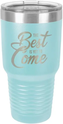 Miniatura 23 de Vaso rosa de 30 onzas con popote y tapa superior deslizante Taza de viaje de acero inoxidable Comparar con Yeti Rambler Rosado