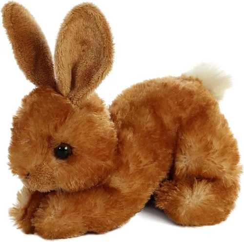 Aurora® - Adorable Mini Flopsie™ conejo Bitty Bunny™ - Animal de peluche, facilidad para jugar, compañero eterno - Marrón, 8 pulgadas