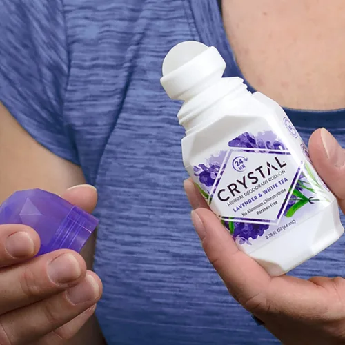 Miniatura 5 de Crystal- Desodorante mineral Roll-On manzanilla y té verde, paquete de de 12