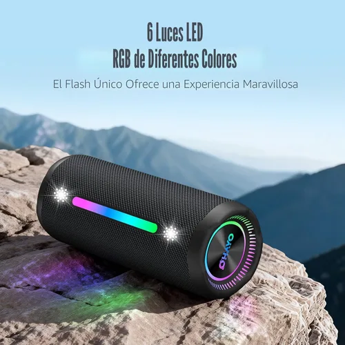 Miniatura 6 de Altavoz Bluetooth inalámbrico fuerte sonido estéreo IPX7 impermeable al aire libre portátil 25W Super Bass Altavoces para fiesta en casa playa