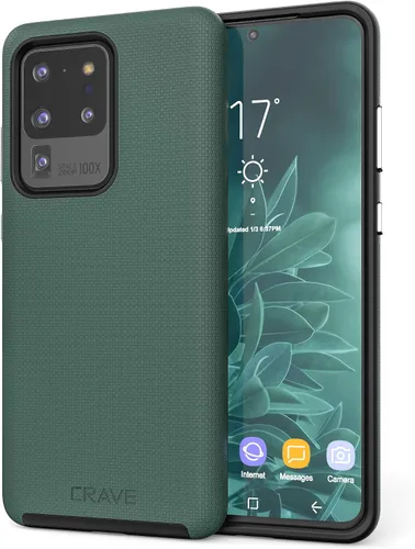 Miniatura 58 de Crave Funda para Galaxy S22 Ultra, funda de doble capa de protección a prueba de golpes para Samsung Galaxy S22 Ultra 5G (6.8 pulgadas) - Negro