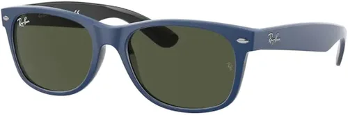 Ray-Ban RB2132 NEW WAYFARER - Gafas de sol para hombres y mujeres paquete con kit de cuidado de gafas de cortesía de diseñador iWear