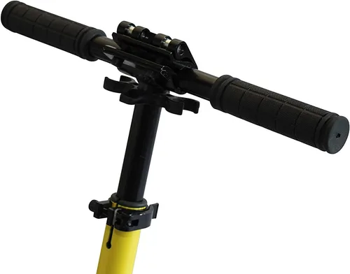 Miniatura 7 de Bee Free Patinete para niños, adolescentes y adultos, manubrio ajustable, construcción plegable, freno de pie trasero, suspensión antigolpes