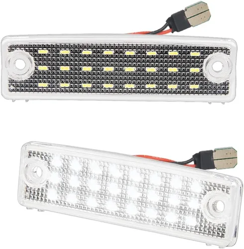 Miniatura 8 de Juego de 2 lámparas LED para placa de matrícula con tubo de neón OLED rojo compatible con Ford F150 1990-2014, F250 F350 1999-2016, Ranger