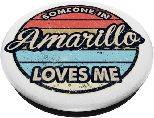 Miniatura 2 de Someone In Amarillo Loves Me City US USA PopSockets Adhesive PopGrip