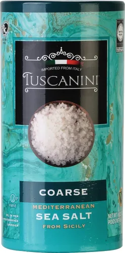 Miniatura 4 de Tuscanini, Sal marina mediterránea gruesa, 16 onzas, de Sicilia Italia, (paquete de 2), total de 2 libras