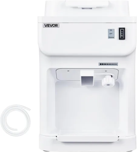 VEVOR Máquina de afeitar de hielo, máquina eléctrica de cono de nieve, máquina de hielo afeitado de 265 libras/h, trituradora de hielo de 250 W,
