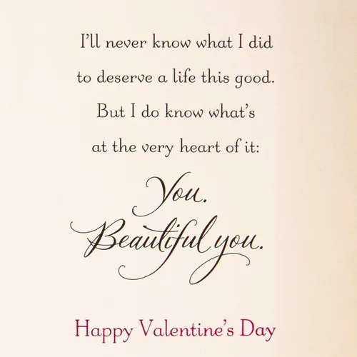 Miniatura 4 de Hallmark - Tarjeta de felicitación para el día de San Valentín, tarjeta de aniversario, tarjeta de amor para esposa o novia (flores de papel)