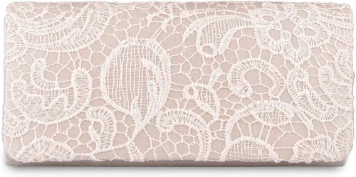 Miniatura 2 de Lifewish Bolso de noche de encaje floral para mujer