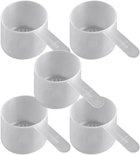 Cuchara de envasado de medición de plástico de 1.8 fl oz (= 53 cc/ = 3.58 cucharadas/= 1.8 fl oz/= 0.224 taza) Mango corto - para medir y dispensar