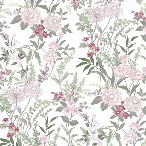 Miniatura 35 de Dimoon Papel tapiz de 78.7 x 17.3 pulgadas, papel de contacto para despegar y pegar, papel tapiz bohemio beige, marrón, floral, extraíble