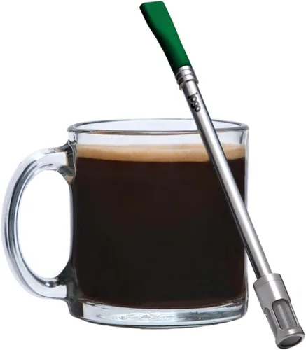 Miniatura 8 de JoGo - La pajita original para preparar café y té - Cafetera portátil - Filtro de acero inoxidable de una sola porción - Función de filtro