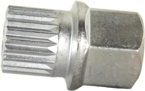 Miniatura 21 de TEMO Llave de extracción de tornillo de tuerca de bloqueo de rueda de 11/15Pt Socket antirrobo S3054 para vehículos BMW