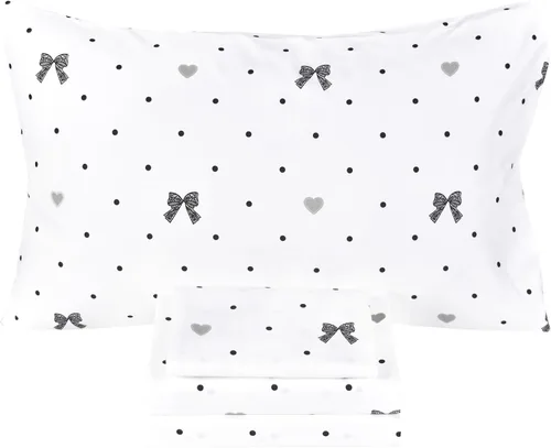 Miniatura 23 de Scientific Sleep Juego de sábanas de 100% algodón para niños y niñas, adolescentes, sábana encimera, sábana bajera y funda de almohada