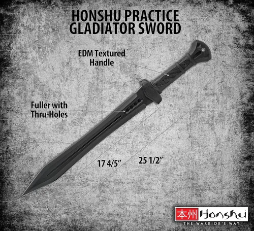 Miniatura 2 de Honshu Espada de entrenamiento Bokken de polipropileno Espada larga contundente Espada de práctica para combate Sensación real equilibrada