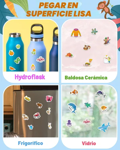 Miniatura 4 de Benresive Libro de calcomanías reutilizables para niños pequeños y calcomanías para niños, juguetes de viaje para niños, actividades