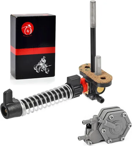 Bomba de combustible y válvula de combustible Petcock y pomo de palanca Kit de resorte para Polaris Scrambler 500 4x4 2002-2009 Magnum 425 2x4 4x4