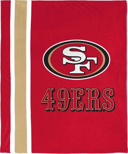 Miniatura 6 de FOCO NFL Manta suave de felpa con micro raschel, 50 x 60 Los Angeles Rams