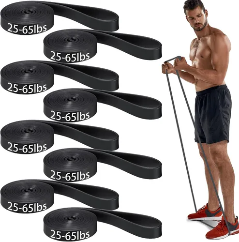 Miniatura 9 de Foilswirl 8 piezas de bandas de resistencia, bandas de tracción, bandas de asistencia para tracción, bandas de ejercicio y entrenamiento