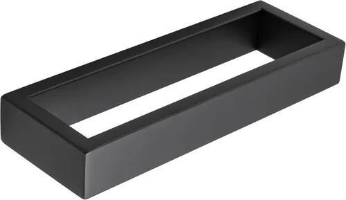 Miniatura 17 de Sayayo Barra de Toalla Mate Negra para Baño, Anillo de Toalla de Mano de 10 Pulgadas, Soporte de Toalla de Montaje en Pared Cuadrado, Acero Negro
