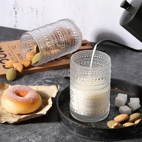Miniatura 4 de Amzcku Juego de vasos Highball vintage de 12 - Vasos de cocina para agua, cóctel, leche, jugo y bebida