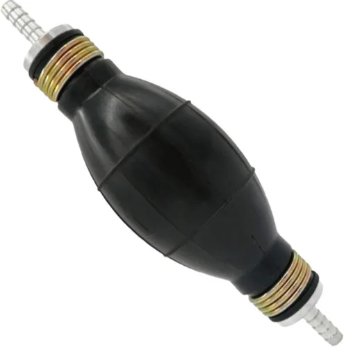 6mm 1/4" Bomba de cebado manual Bombilla de goma para transferencia de combustible tipo de foco de vacío para accesorios de barco marino Bomba de