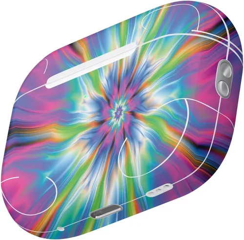 Miniatura 3 de MightySkins - Fundas compatibles con Apple AirPods Pro 2 – Prismatic Vortex Funda protectora de vinilo duradera y única Fácil de aplicar, quitar