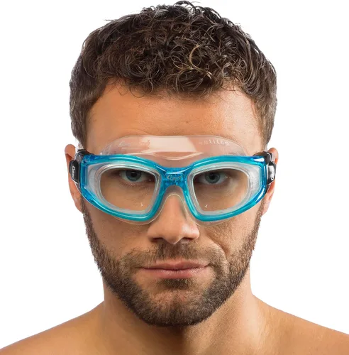 Miniatura 2 de Cressi Gafas de natación para adultos con lentes de vidrio templado y sin distorsión, Galileo: fabricadas en Italia