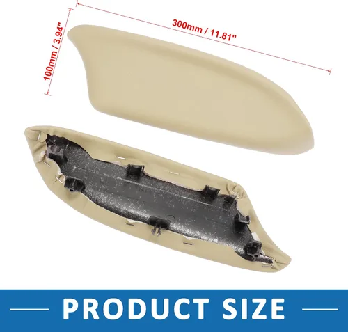 Miniatura 3 de Paneles de puerta delantera para automóvil, funda para reposabrazos 83553-TA0-A31ZC 83503-TA0-A31ZC para Honda Accord 2008-2012, beige (juego de 2)
