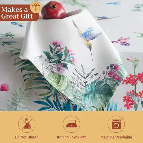 Miniatura 5 de Maison d' Hermine Tropiques - Juego de 4 servilletas 100% algodón suave y cómodo perfectas para cenas familiares, bodas, fiestas de cóctel, cocina