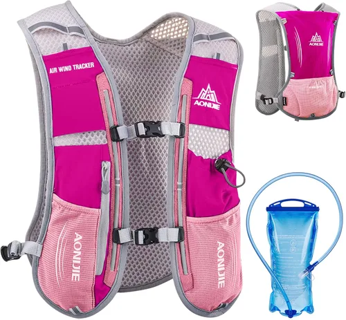 Miniatura 31 de Azarxis Chaleco de Hidratación para Correr Mochila 5L 5.5L para Mujeres y Hombres para Correr en Senderos Carrera de Maratón Ciclismo Senderismo